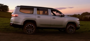 A side view of the 2022 Jeep Grand Wagoneer available near Long Beach.