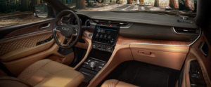 The 2021 Jeep Grand Cherokee L interior.